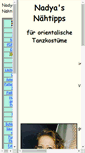 Mobile Screenshot of nadyas-naehtipps.de